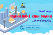 Danh mục Ngành nghề kinh doanh có điều kiện – Mới nhất 2022